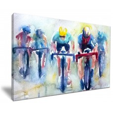 Watercolour Cyclist