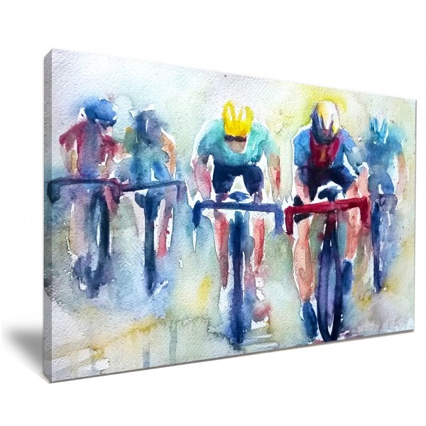 Watercolour Cyclist