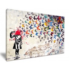Butterfly Brains By Banksy