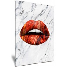 Red Marble Lips