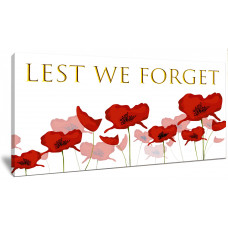 Lest We Forget Remembrance Day Poppy Banner