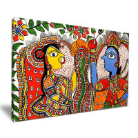 Hindu God Krishna and Hindu Goddesses Radha