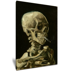 Smoking Skeleton - Vincent Van Gogh