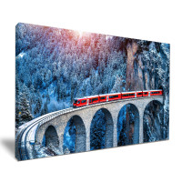 Snowy Mountain Christmas Express Train