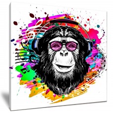 Music Loving Hippie Monkey 