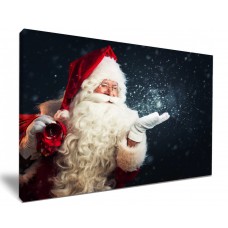 Santa Claus Blowing Christmas Magic