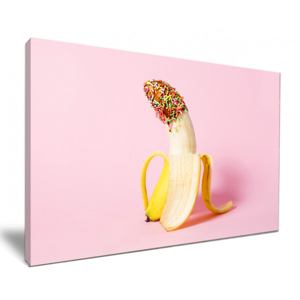 Erotic Banana Covered In Sprinkles